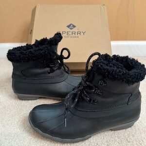 Sperry Saltwater Alpine Black Boots